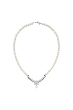 Üçgen Model Baget Taşlı Doğal İnci Kolye | | Birinci1926