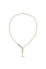 Yaprak Taşlı Doğal İnci Kolye | | Birinci1926