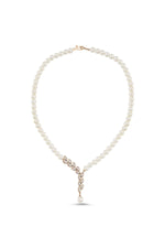 Yaprak Taşlı Doğal İnci Kolye | | Birinci1926