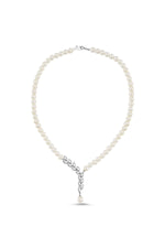 Yaprak Taşlı Doğal İnci Kolye | | Birinci1926