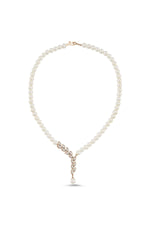 Yaprak Taşlı Doğal İnci Kolye | | Birinci1926