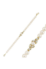 Yaprak Taşlı Doğal İnci Bileklik | | Birinci1926