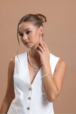 Yıldız Taşlı Doğal İnci Sallantılı Küpe | | Birinci1926