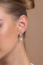 Yıldız Taşlı Doğal İnci Sallantılı Küpe | | Birinci1926