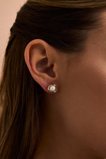 Zirkon Taşlı Doğal İnci Küpe | | Birinci1926