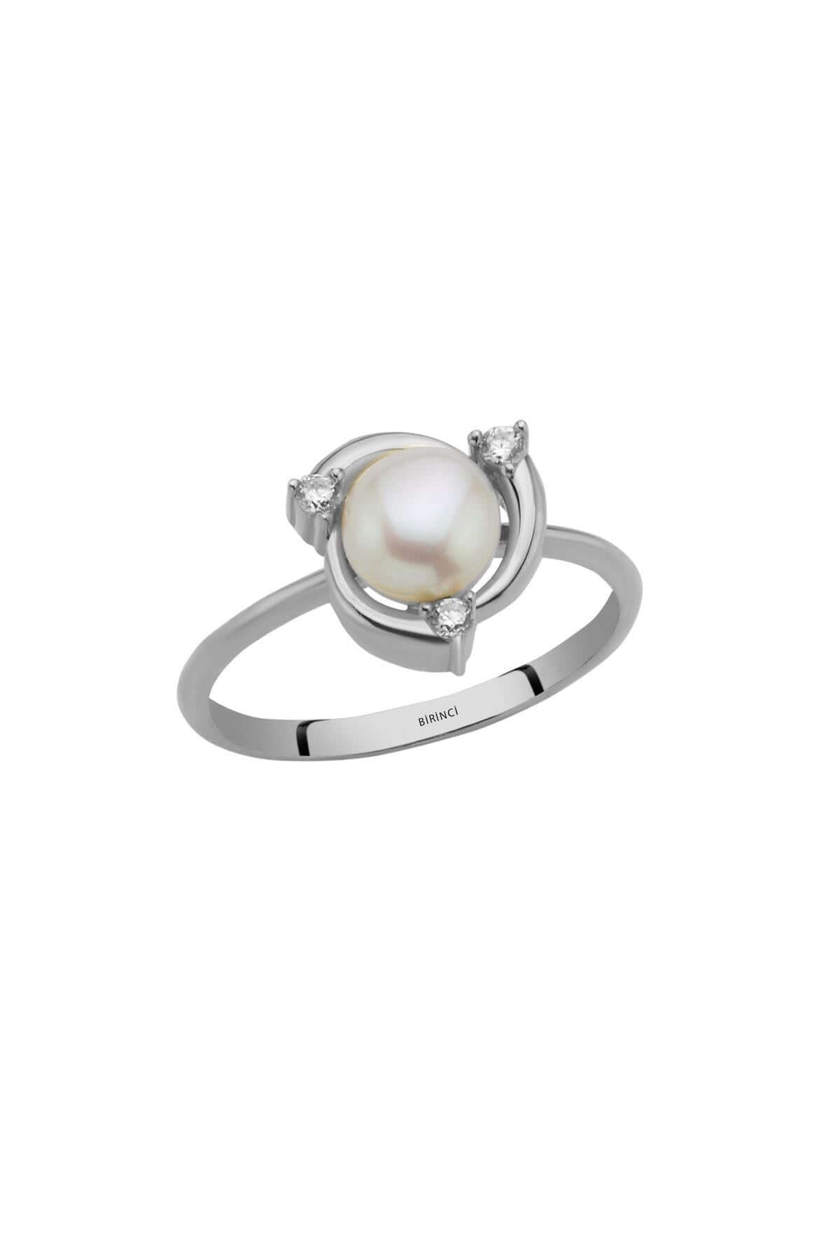 Zirkon Taşlı Doğal İnci Yüzük | | Birinci1926