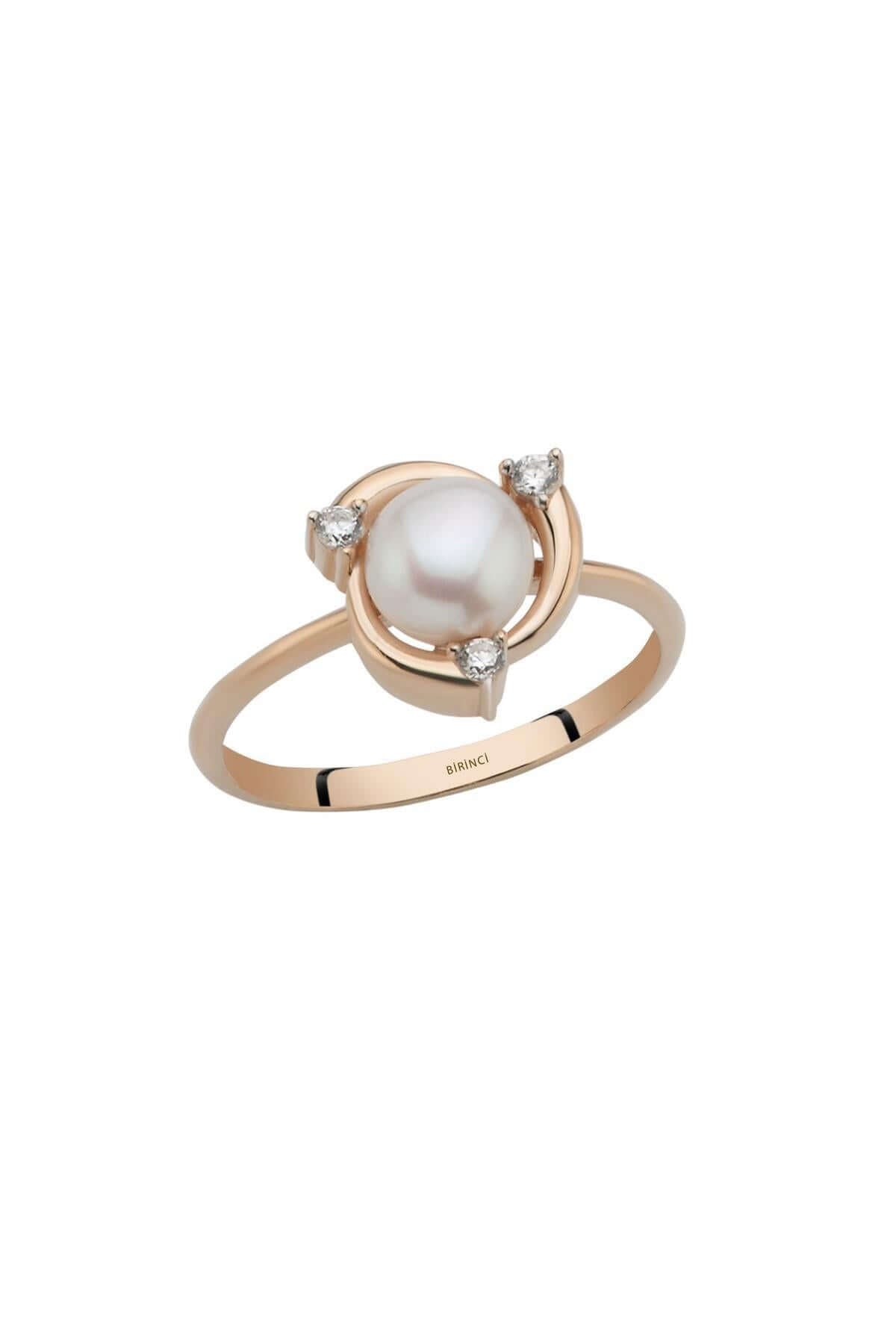 Zirkon Taşlı Doğal İnci Yüzük | | Birinci1926