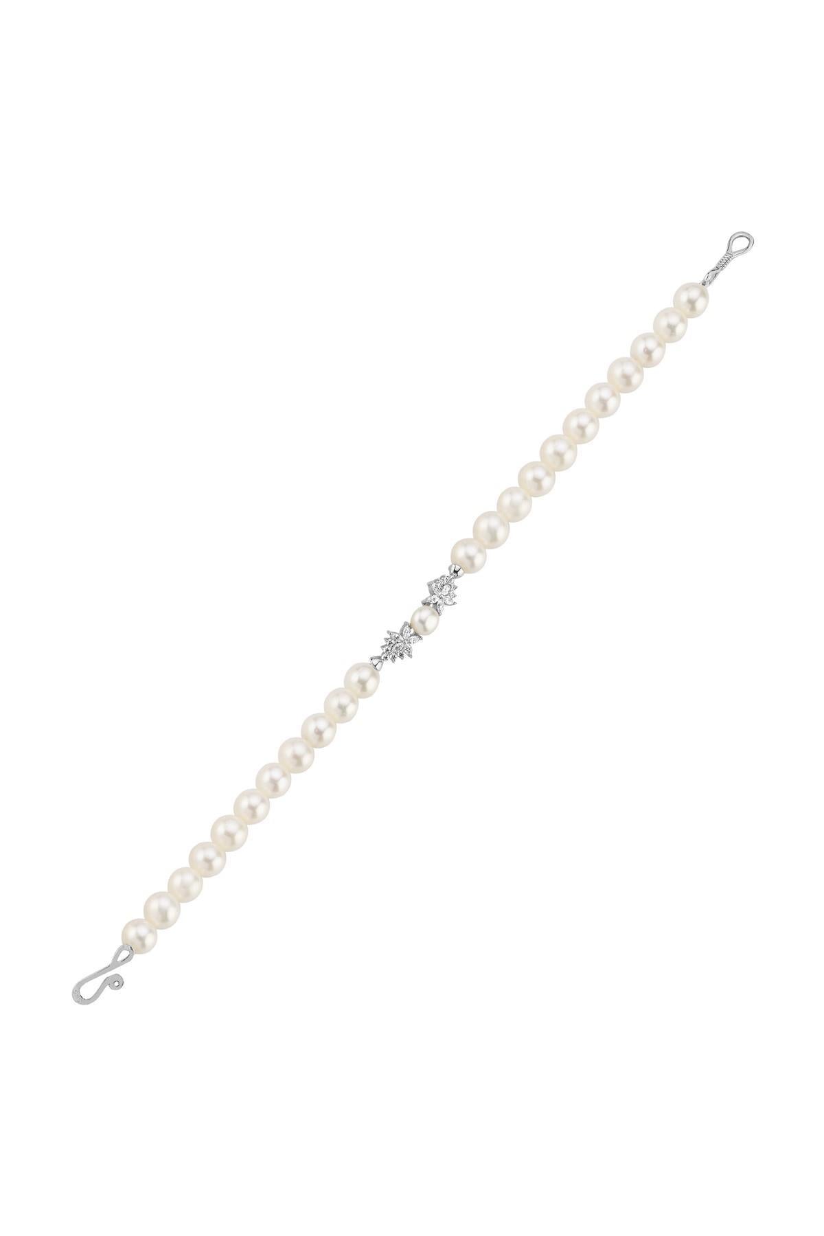 Zirkon Taşlı Doğal İnci Bileklik | | Birinci1926