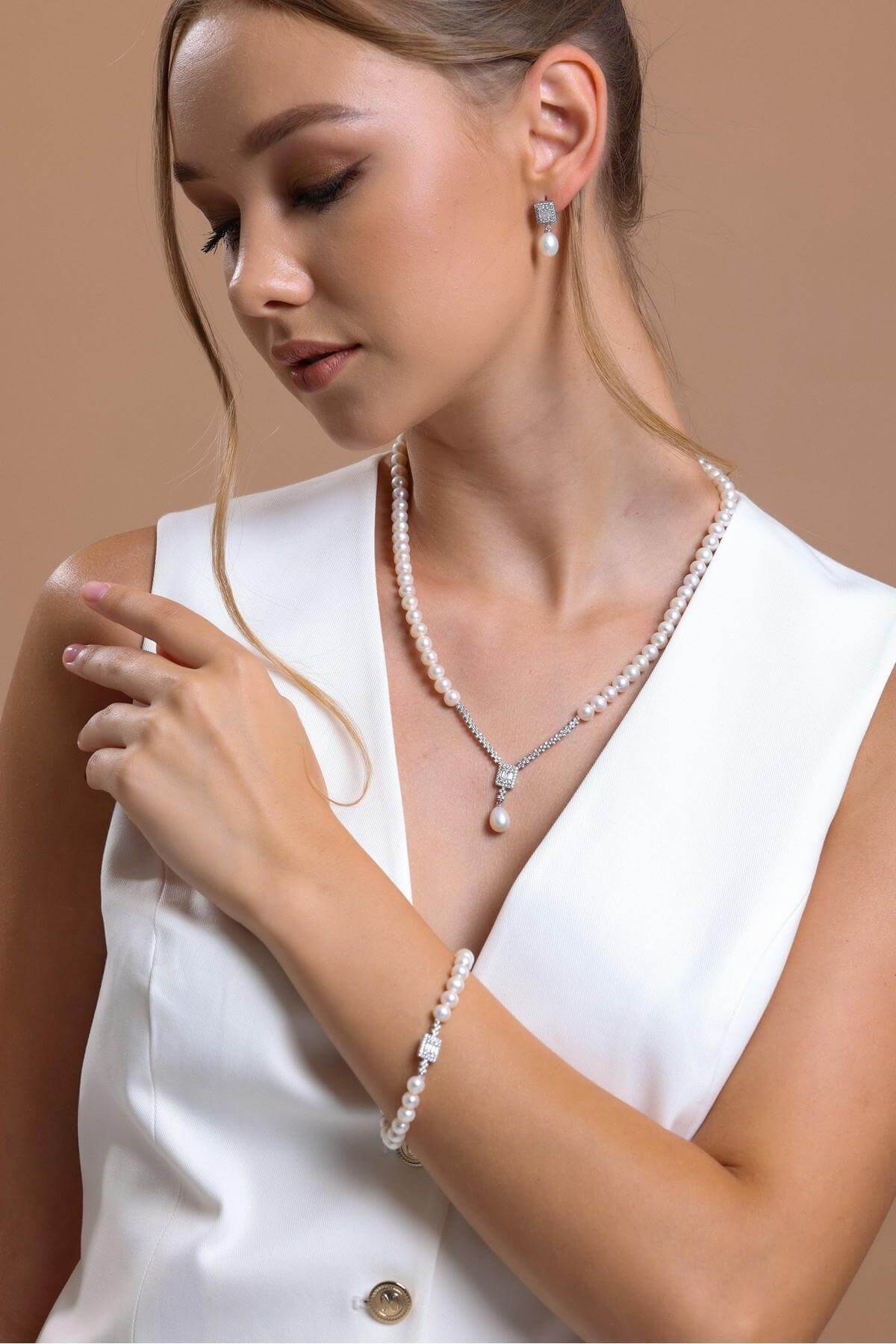 Baget Doğal İnci Sallantılı Kolye | | Birinci1926