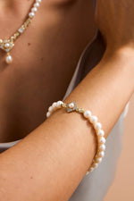 Baget Taşlı Doğal İnci Bileklik | | Birinci1926