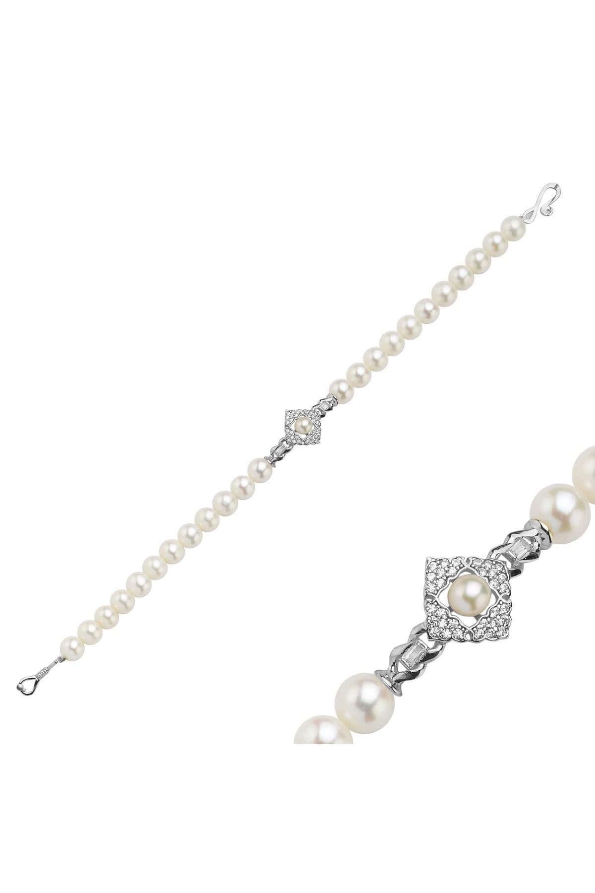 Baget Taşlı Doğal İnci Bileklik | | Birinci1926