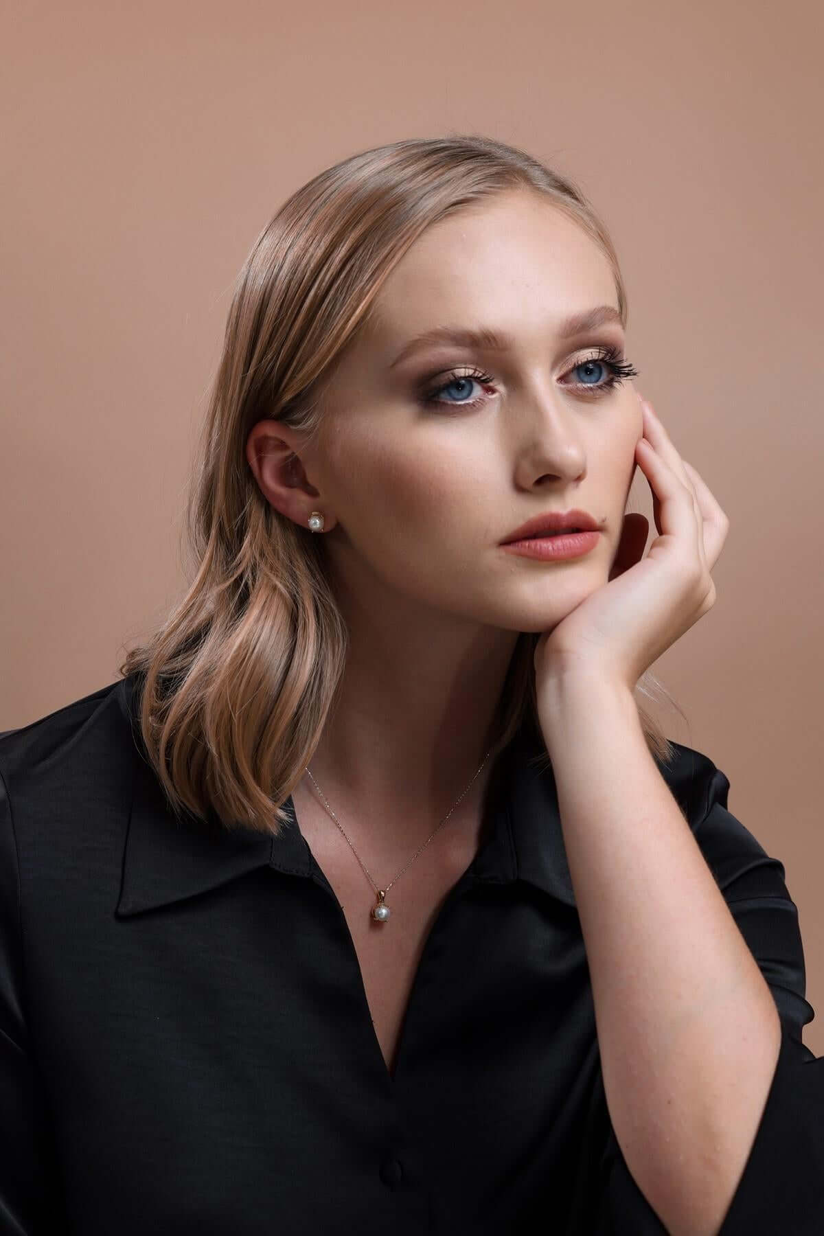 Doğal İnci Küpe Kolye İkili Set | | Birinci1926