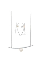 Doğal İncili Küpe Kolye İkili Set | | Birinci1926