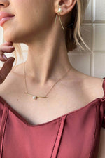 Doğal İncili Küpe Kolye İkili Set | | Birinci1926