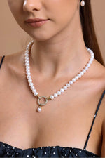 Halka Kilitli Doğal İnci Kolye | | Birinci1926