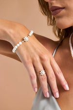 Papatya Modeli Doğal İnci Bileklik | | Birinci1926