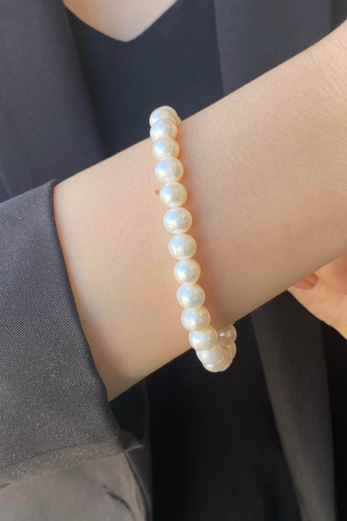 Sıralı Doğal İnci Bileklik | | Birinci1926