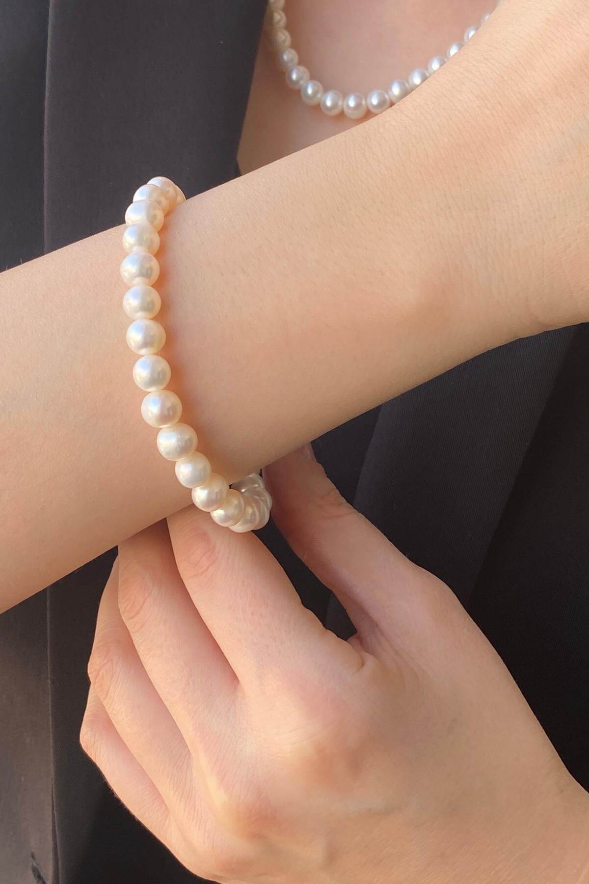 Sıralı Doğal İnci Bileklik | | Birinci1926