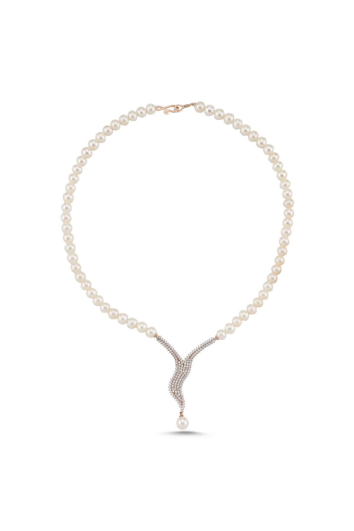 Su Yolu Taşlı Doğal İnci Kolye | | Birinci1926