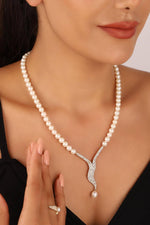 Su Yolu Taşlı Doğal İnci Küpe Kolye Bileklik Yüzük Dörtlü Set | | Birinci1926