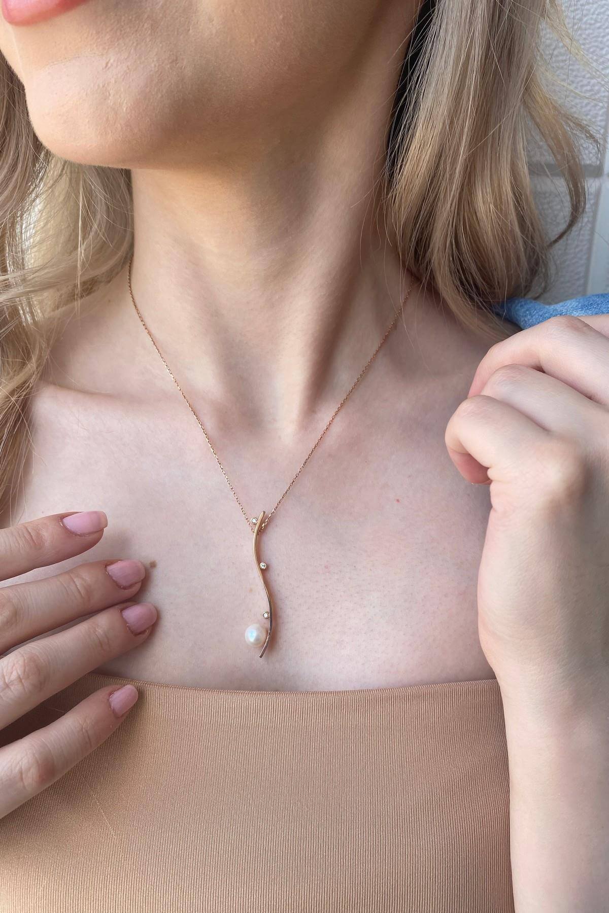 Tasarım Doğal İncili Kolye | | Birinci1926