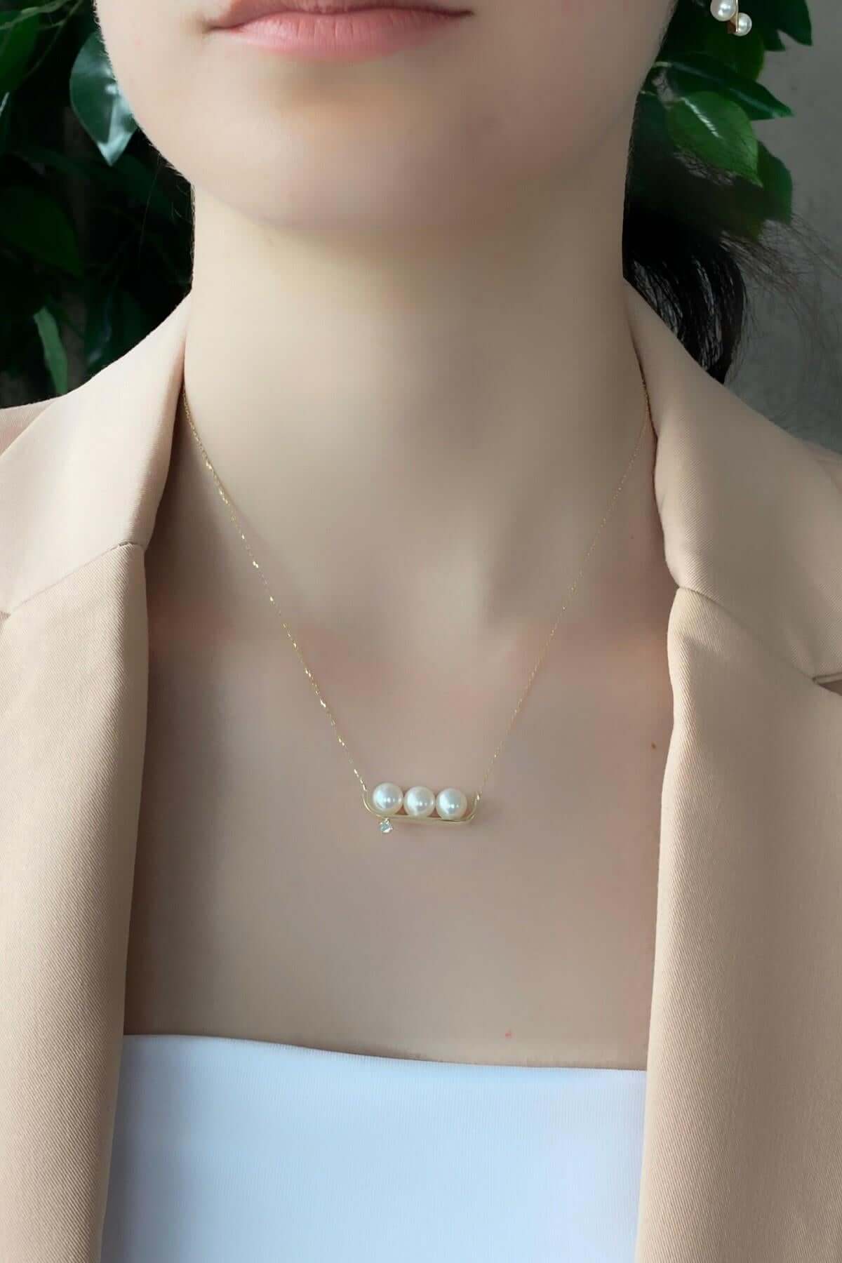 Tatlı Su Doğal İnci Kolye | | Birinci1926