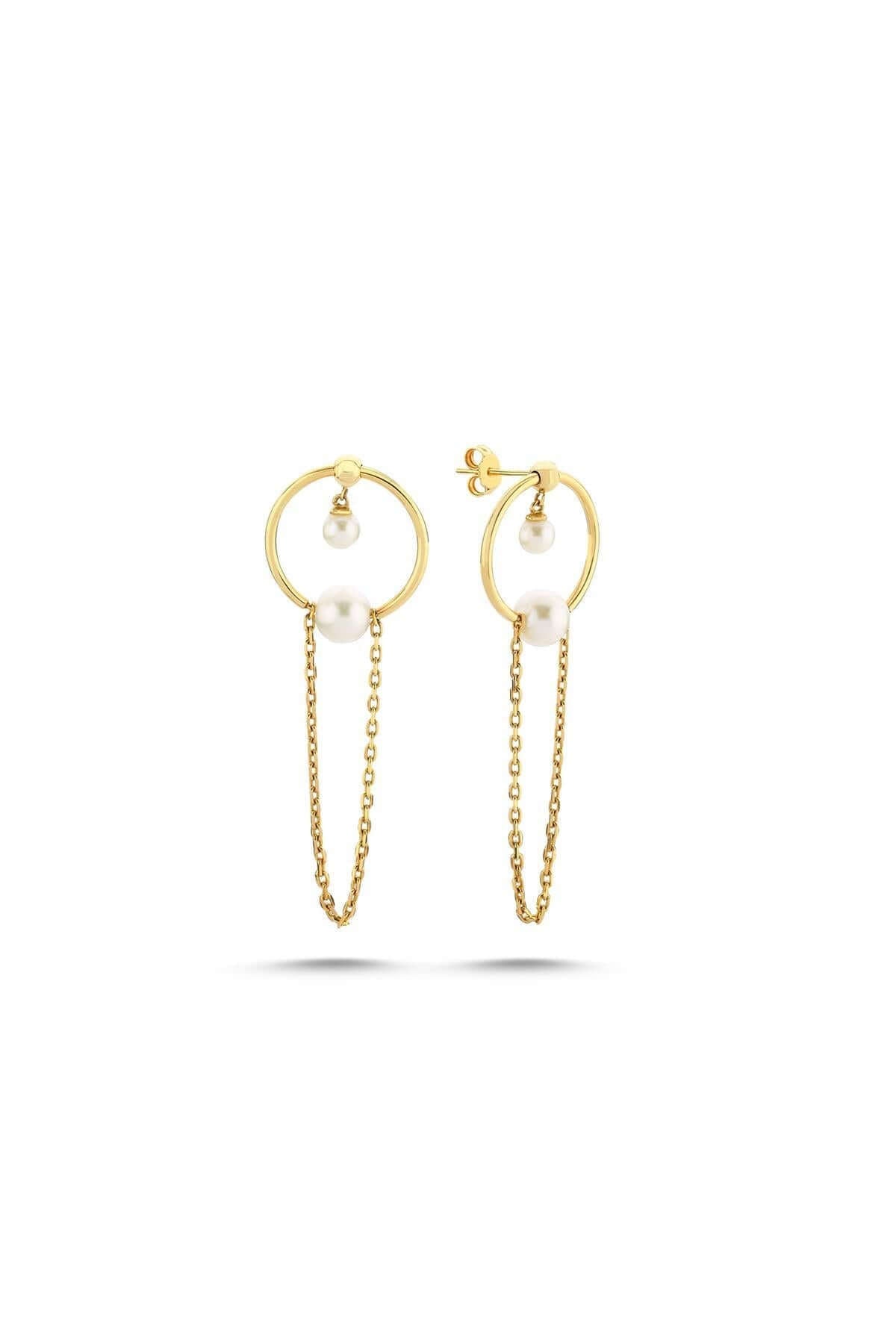 Tatlı Su Doğal İnci Sallanan Küpe | | Birinci1926