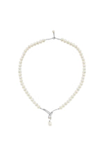 Yaprak Taşlı Doğal İnci Sallantılı Kolye | | Birinci1926