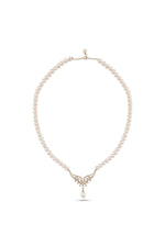 Yaprak Taşlı Doğal İnci Kolye | | Birinci1926