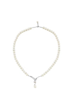 Yaprak Taşlı Doğal İnci Sallantılı Kolye | | Birinci1926