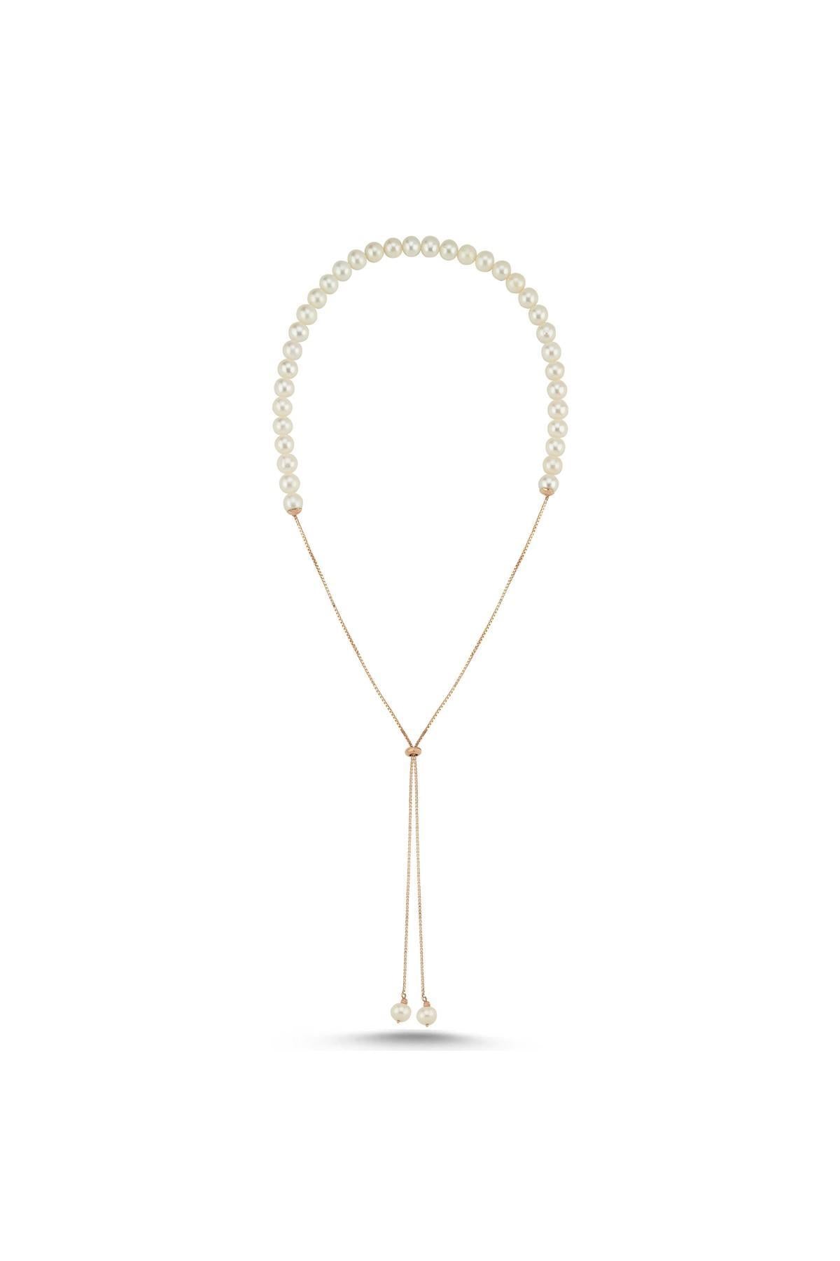 Asansör Zincirli Doğal İnci Kolye | | Birinci1926