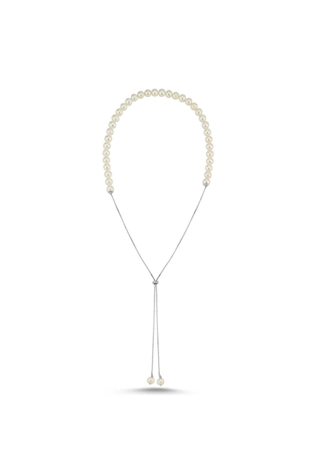 Asansör Zincirli Doğal İnci Kolye | | Birinci1926