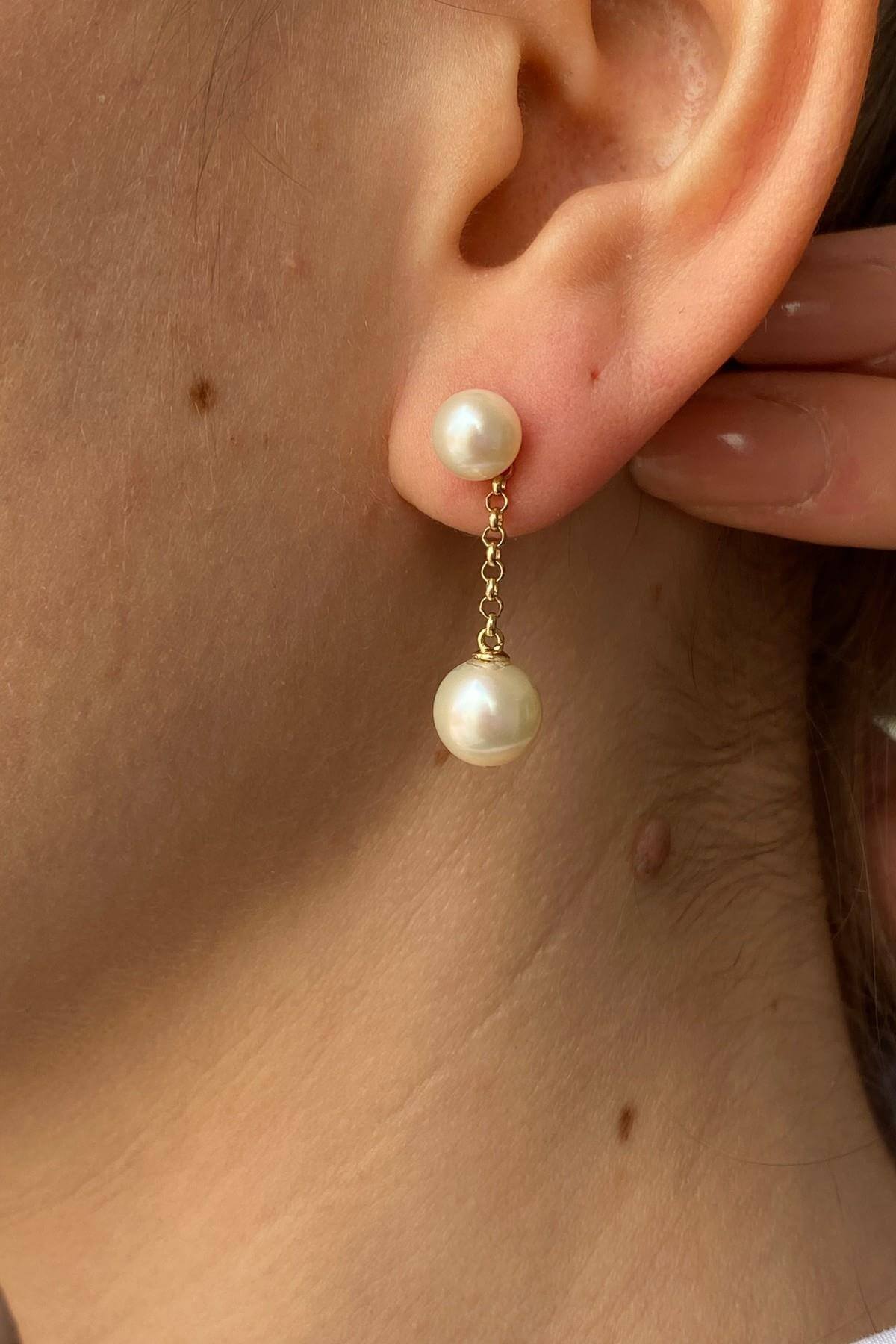 Doğal İnci Sallantılı Küpe | | Birinci1926