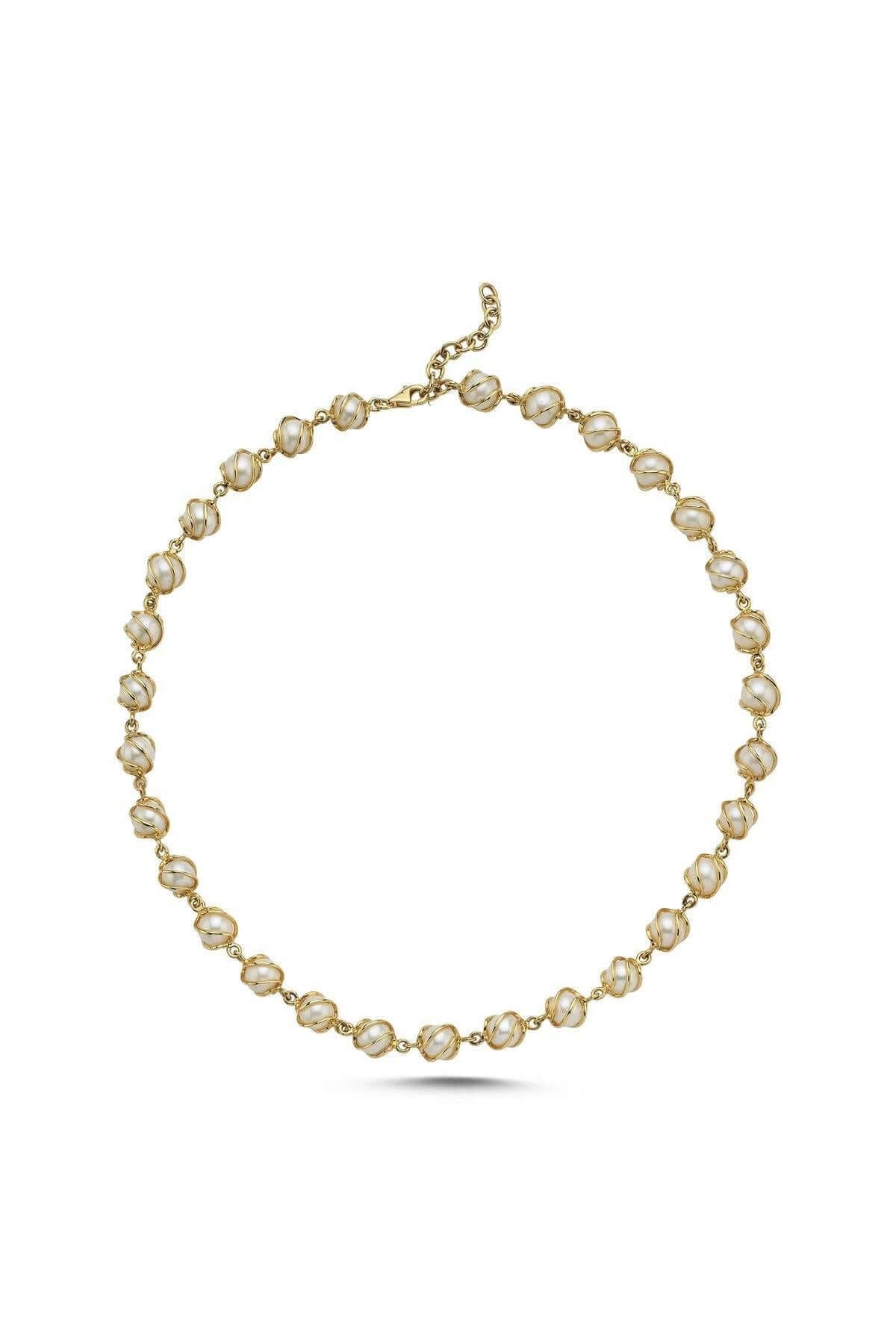 Kafesli Doğal İnci Kolye | | Birinci1926