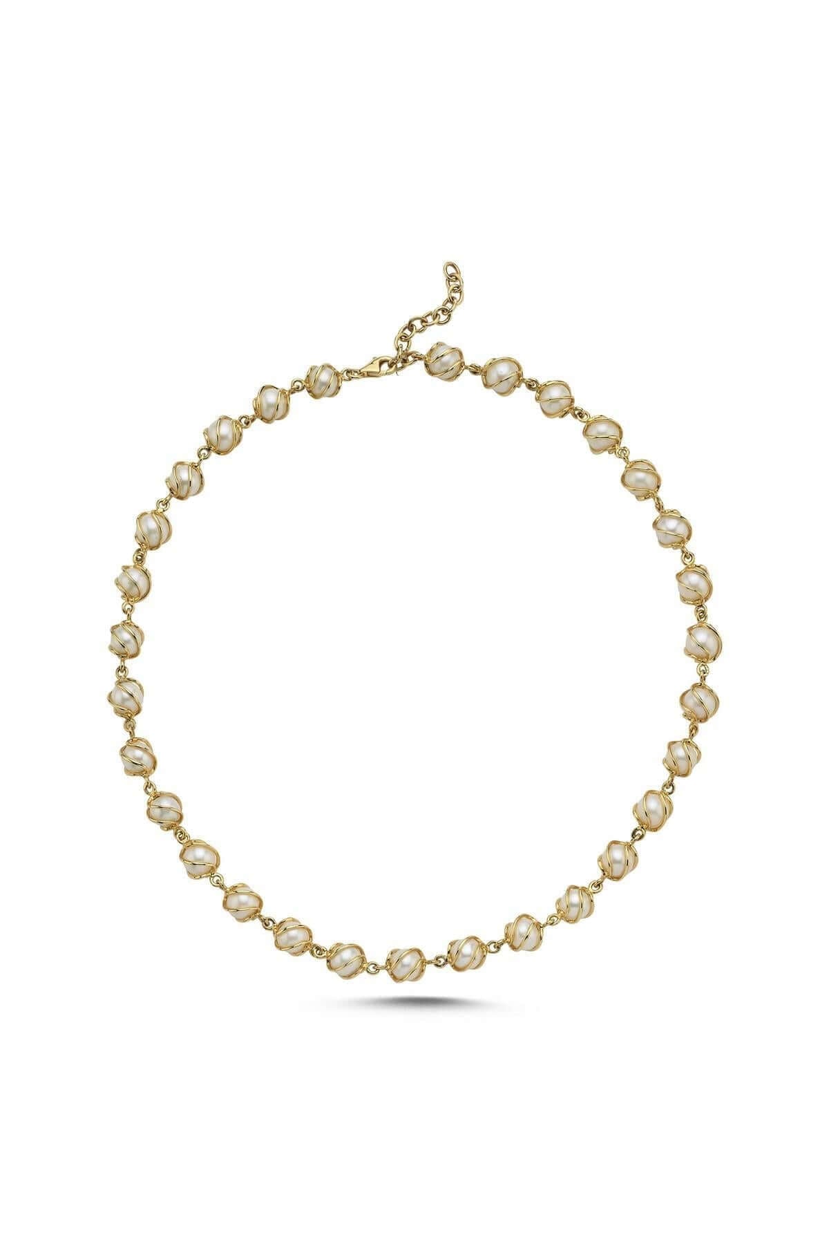 Kafesli Doğal İnci Kolye | | Birinci1926