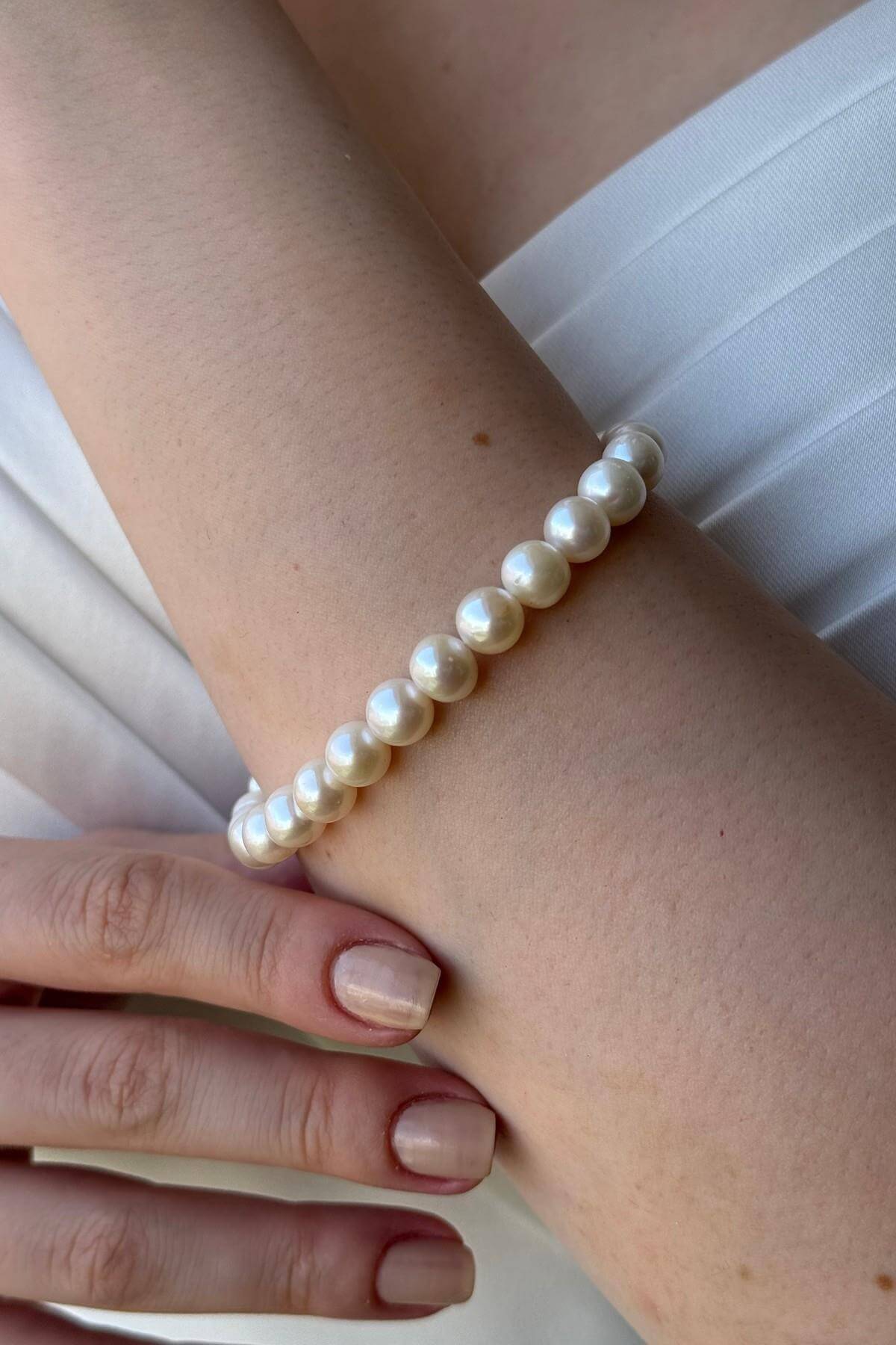 Sıralı Doğal İnci Bileklik | | Birinci1926