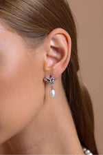 Taşlı Doğal İnci Sallantılı Küpe | | Birinci1926