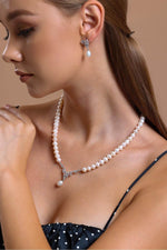 Taşlı Doğal İnci Sallantılı Küpe | | Birinci1926