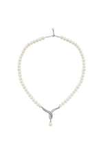 Yaprak Detay Taşlı Doğal İnci Kolye | | Birinci1926