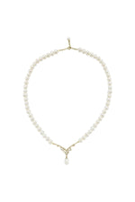 Zirkon Taşlı Doğal İnci Sallantılı Kolye | | Birinci1926