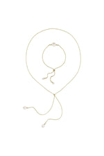 Asansörlü Doğal İnci Kolye Bileklik İkili Set | | Birinci1926