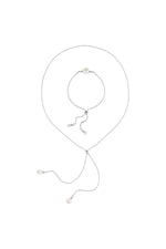 Asansörlü Doğal İnci Kolye Bileklik İkili Set | | Birinci1926