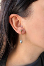 Doğal Barok İncili Zincir Küpe | | Birinci1926