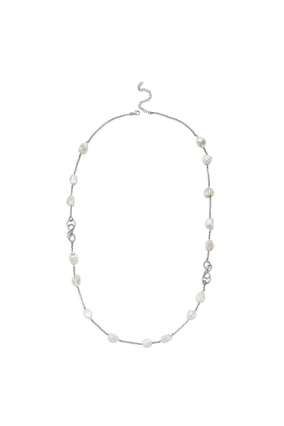 Sonsuzluk Taşlı Barok Doğal İnci Kolye | | Birinci1926