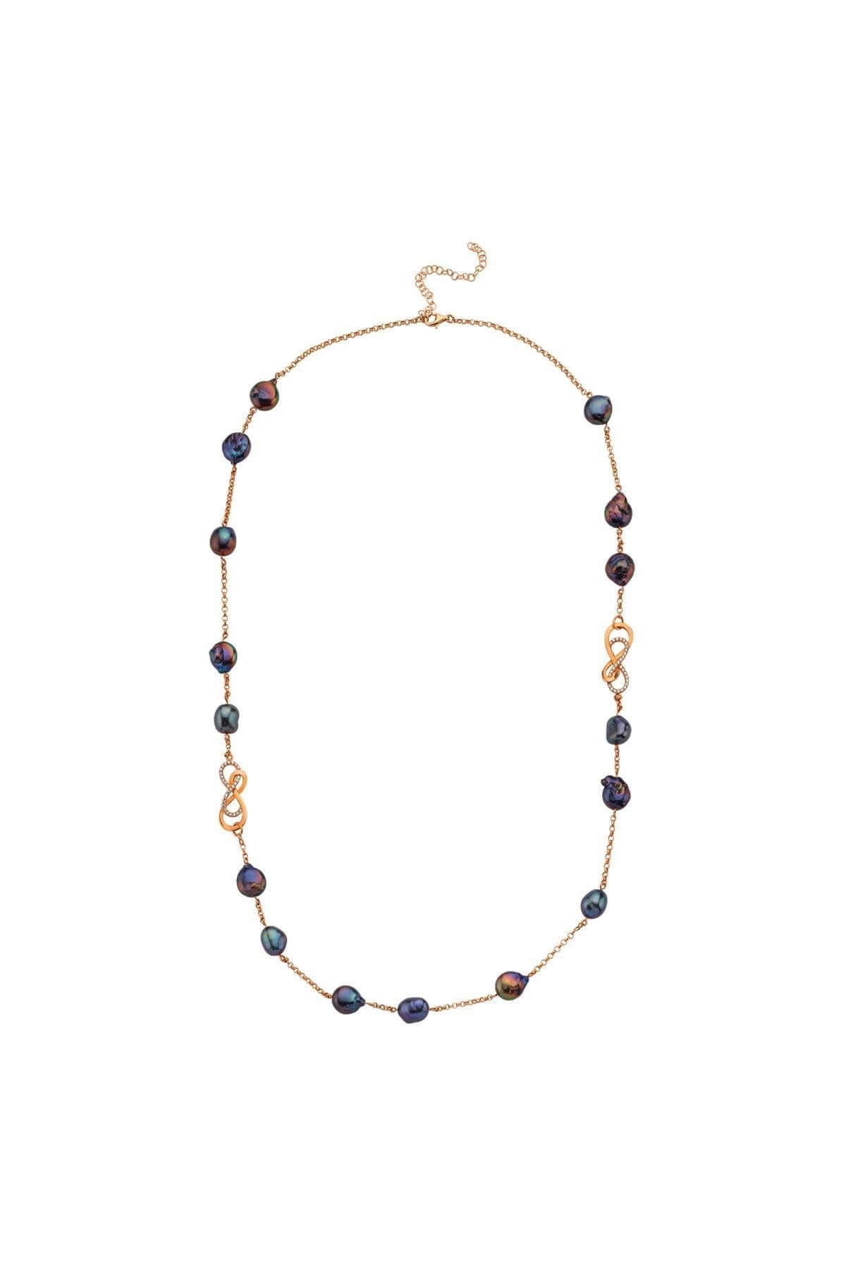 Sonsuzluk Taşlı Barok Doğal İnci Kolye | | Birinci1926