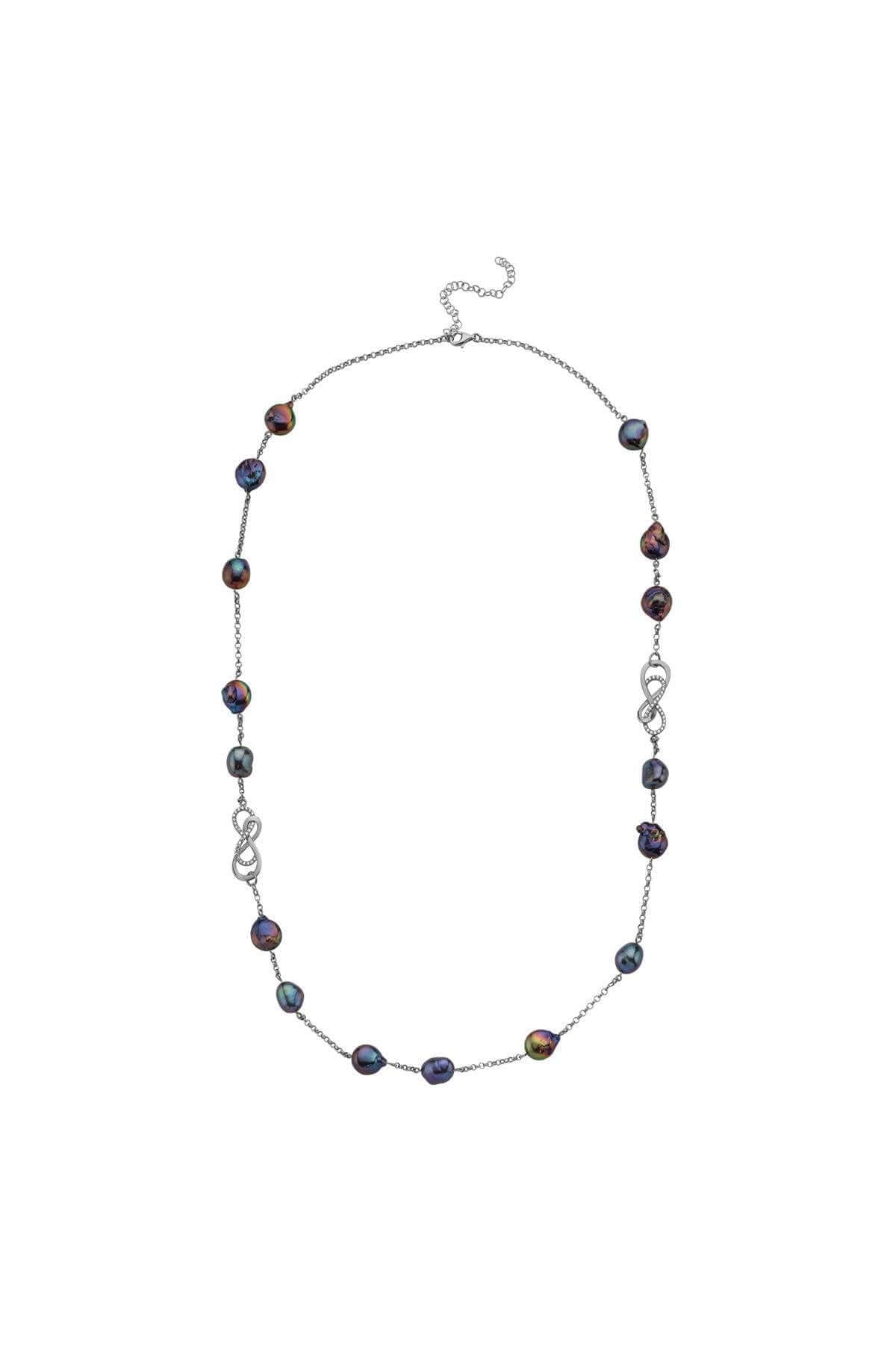 Sonsuzluk Taşlı Barok Doğal İnci Kolye | | Birinci1926