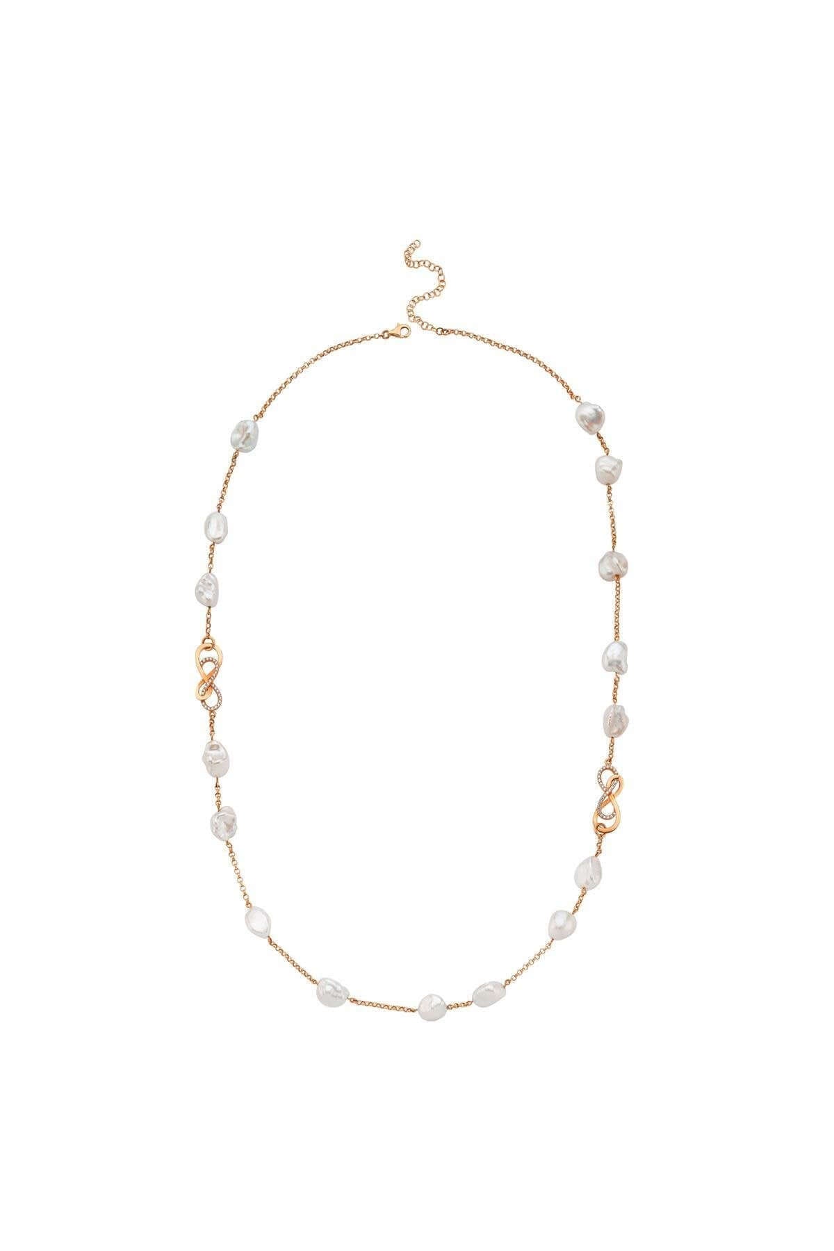 Sonsuzluk Taşlı Barok Doğal İnci Kolye | | Birinci1926