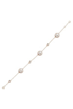 Üç Doğal İncili Zirkon Taşlı Bileklik | | Birinci1926