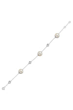 Üç Doğal İncili Zirkon Taşlı Bileklik | | Birinci1926