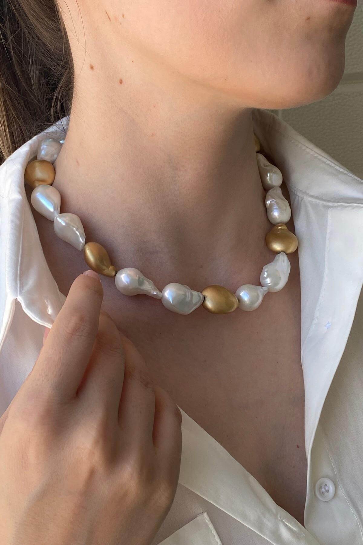 Barok Doğal İnci Kolye | | Birinci1926